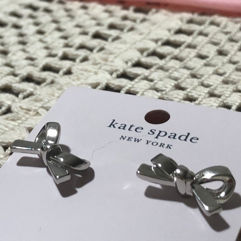 skinny mini bow studs by Kate Spade. - Picture 14 of 16